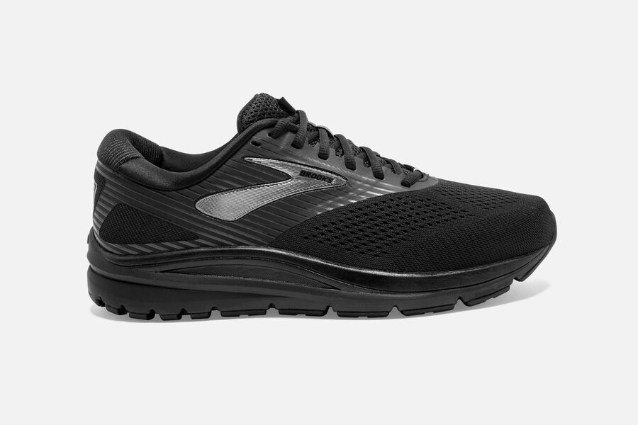 Brooks Addiction 14 Road Running Shoes - Mens - Black/Grey - LX8423501